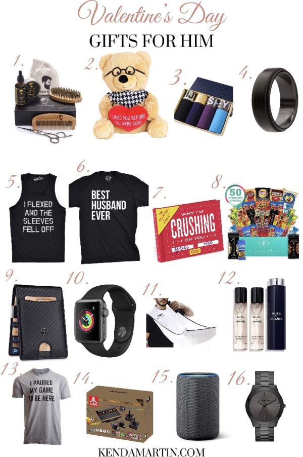 VALENTINE'S DAY GIFTS FOR HIM | KENDA MARTIN