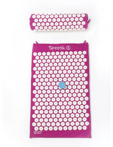Acupressure mat for a self care kit