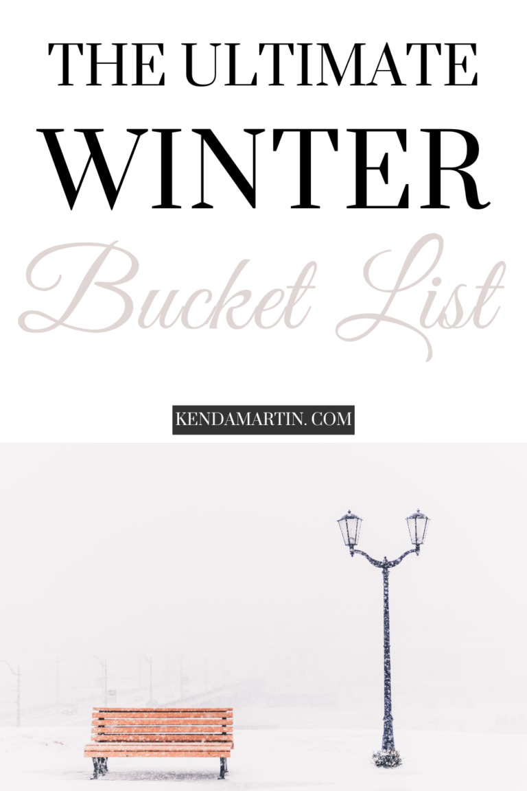 THE ULTIMATE WINTER BUCKET LIST