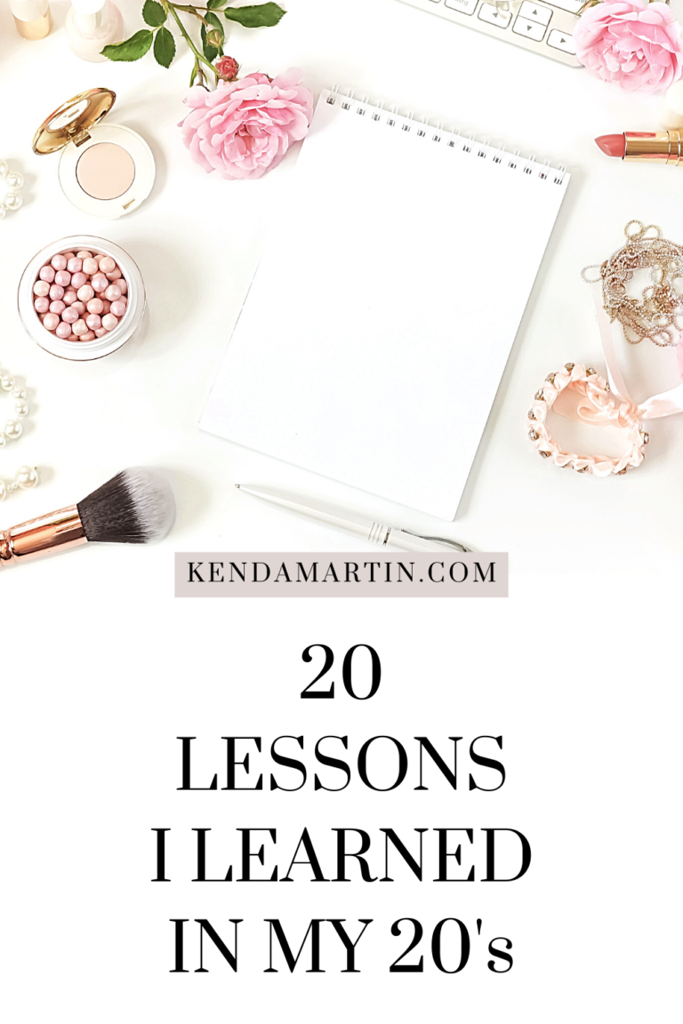 20 LIFE LESSONS LEARNED IN MY 20s