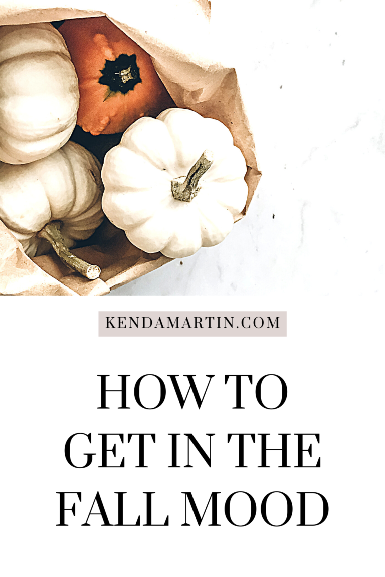 HOW TO GET IN THE FALL MOOD
