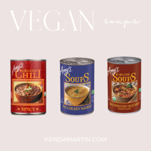 amy's vegan soups and chili