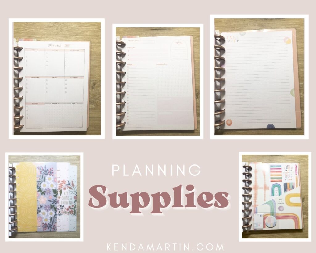 The Happy Planner Painterly Pastels Classic Accessory Pack