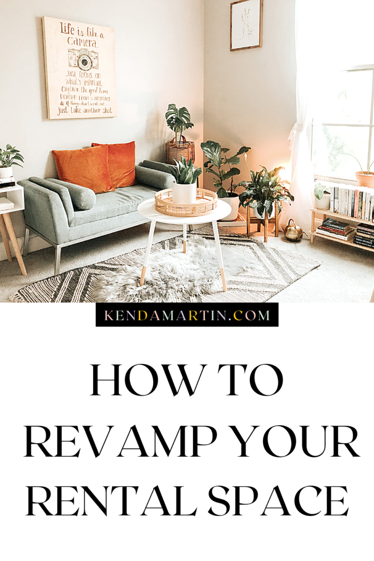 HOW TO REVAMP YOUR RENTAL SPACE