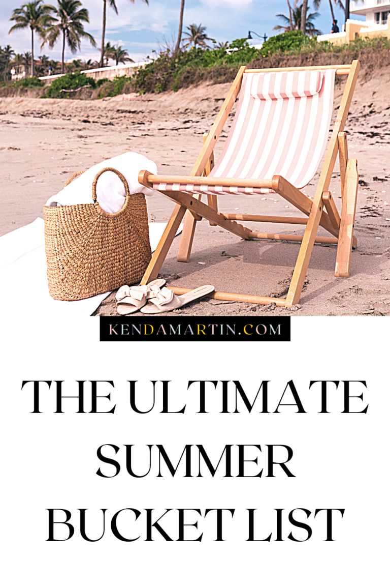 THE ULTIMATE SUMMER BUCKET LIST