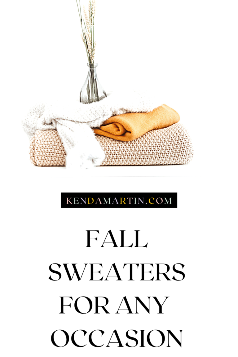 FALL SWEATERS FOR ANY OCCASION