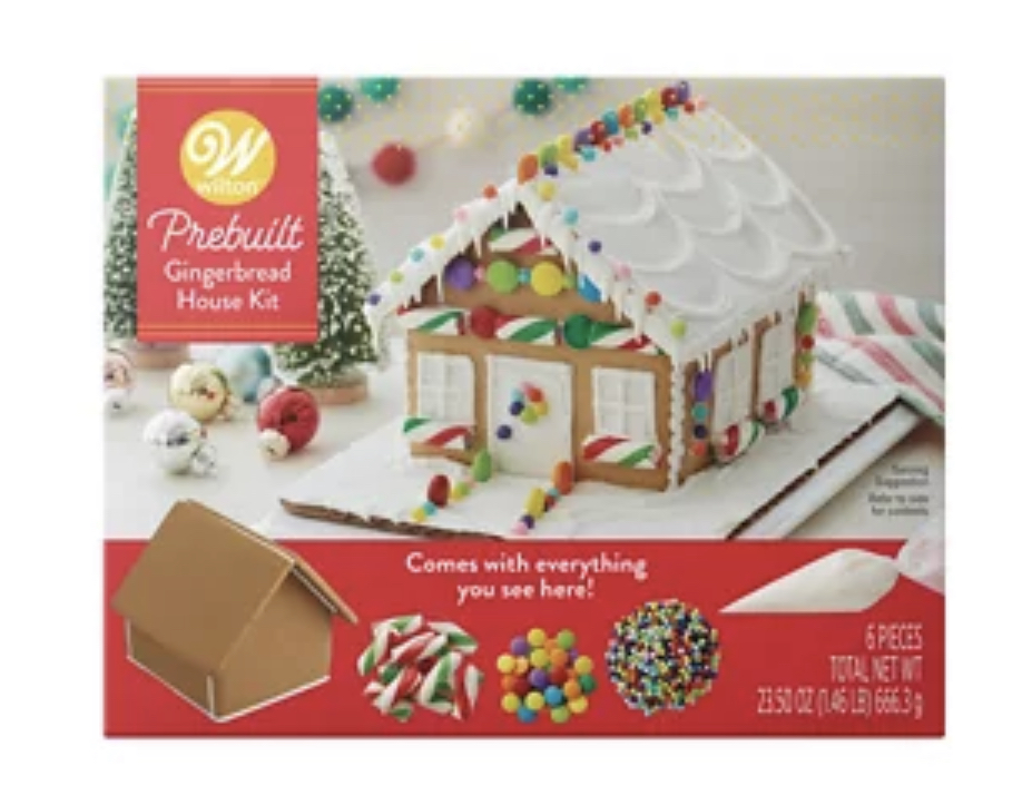 Gingerbread houses for decorating.