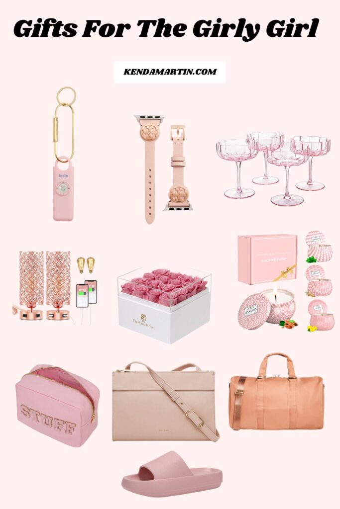 pink gifts for girly girls.