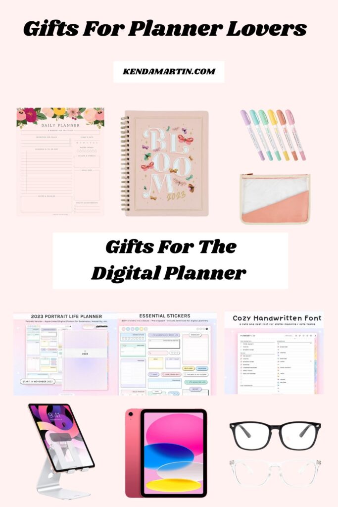 stationery and planning gifts for her.