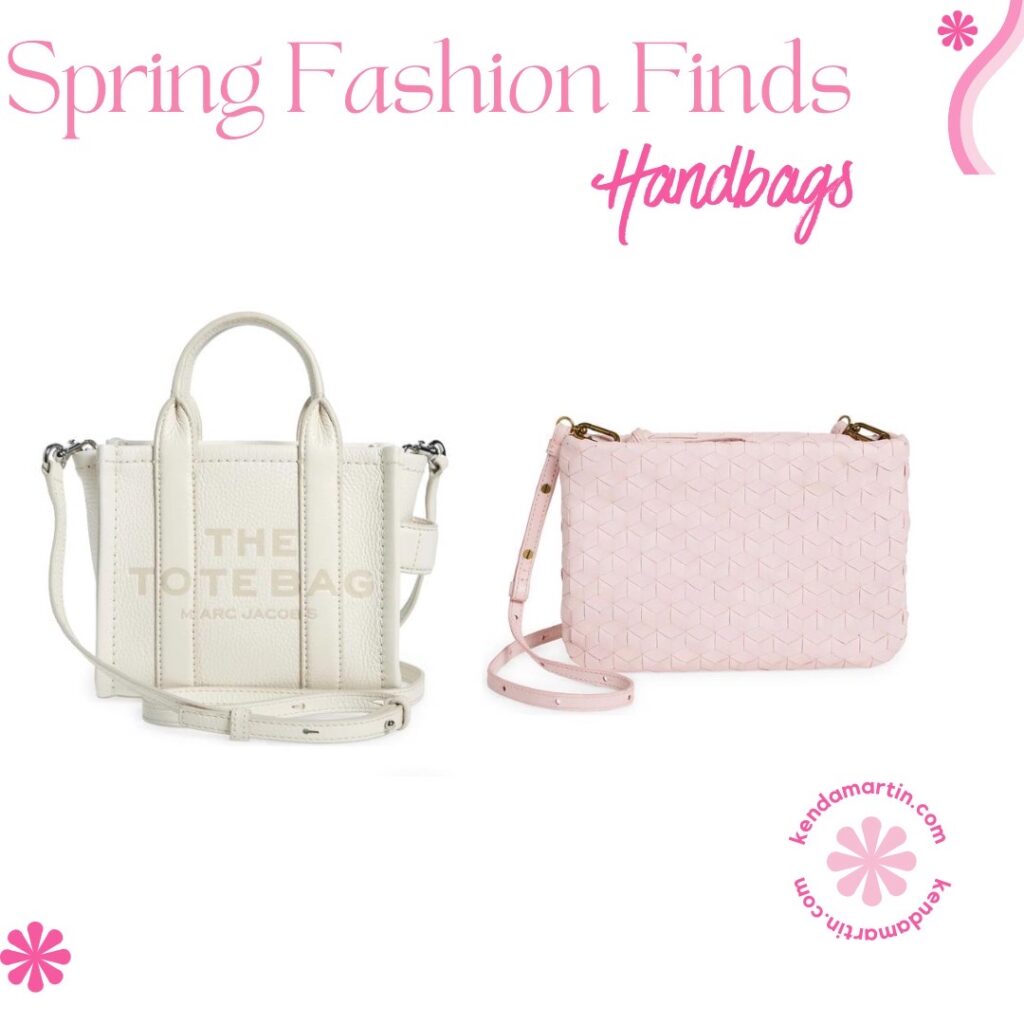 spring handbags and pink handbag