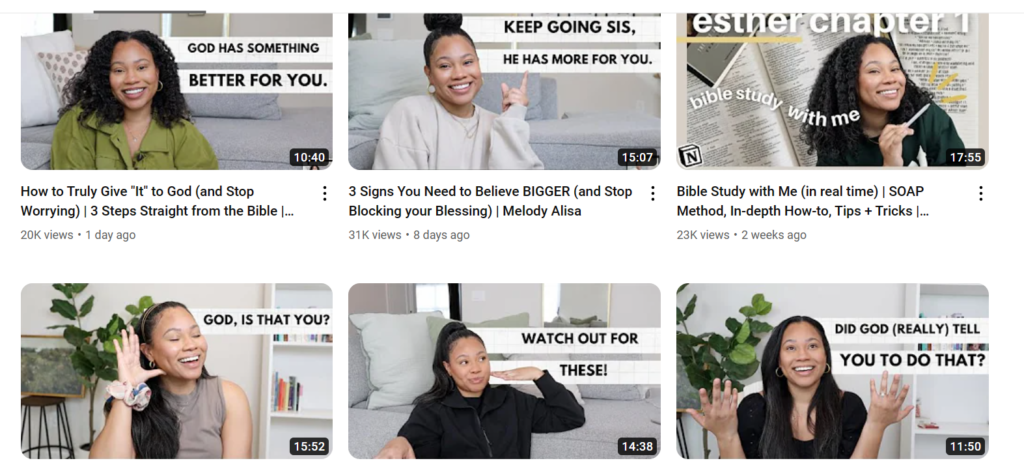 Christian youtubers, black youtubers, and female youtubers to watch