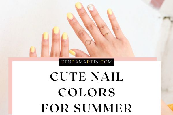 summer nail colors for pale skin