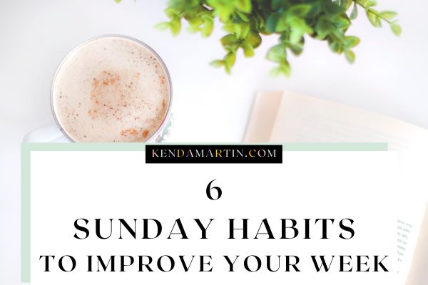 how can i make my sunday habits productive