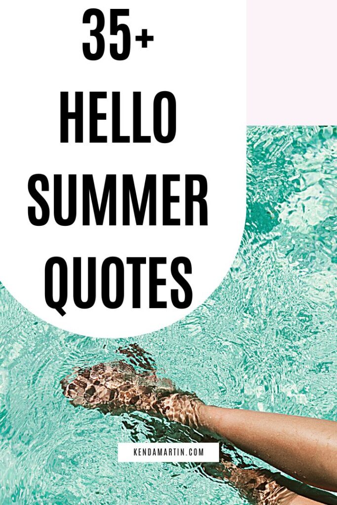 hello June summer quotes 