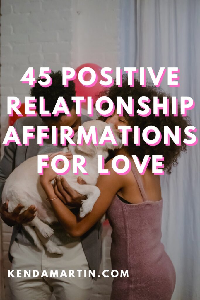 Affirmations for relationship anxiety.