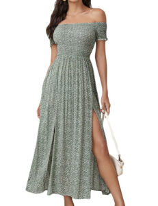 green summer dress Amazon.