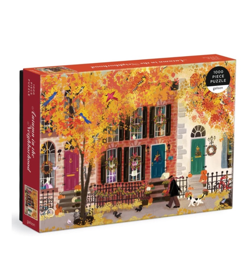 Fall in the city puzzle