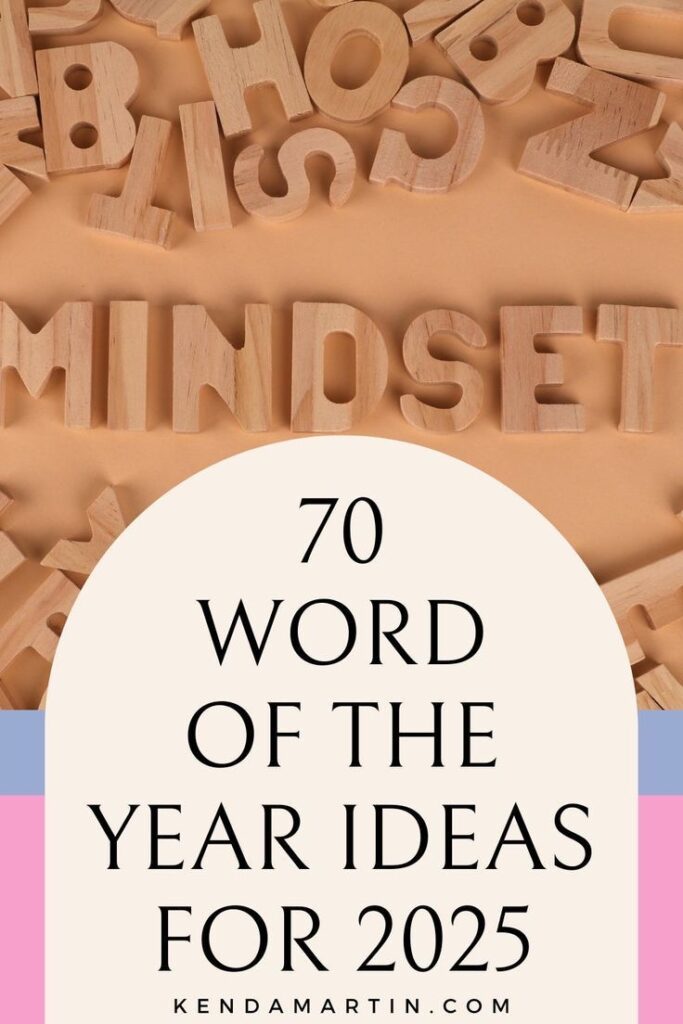 Single word of the year ideas for personal growth