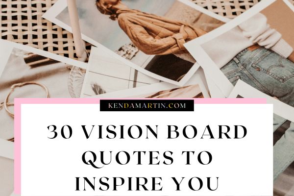 create success with vision board quotes