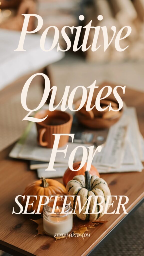 Positive September quotes