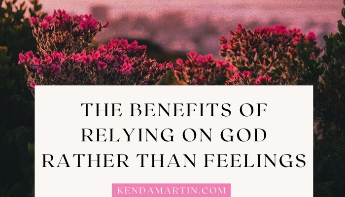 fully relying on God